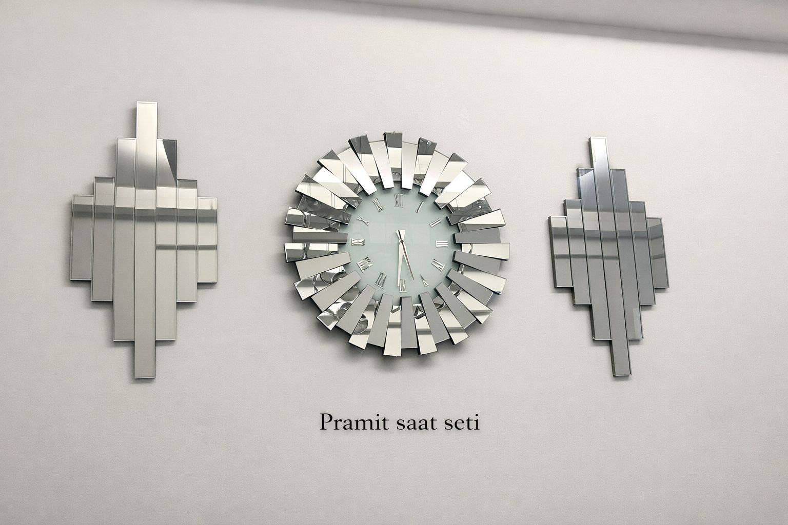 PİRAMİT GÜMÜŞ SET 